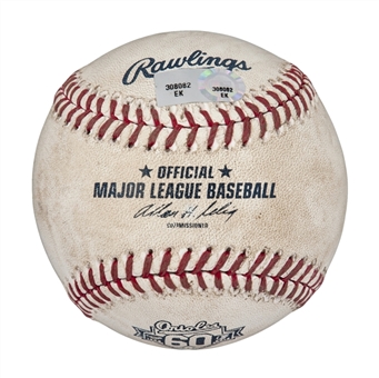 2014 Nelson Cruz Game Used Ball Hit for Grand Slam in Camden Yards (MLB Authenticated)